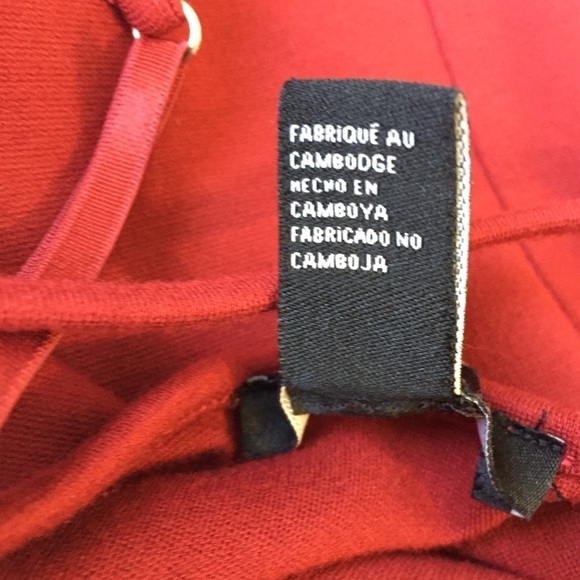 Forever 21 Bodysuit Womens Medium Wine Red Heavyweight Adjustable Straps - Picture 7 of 7